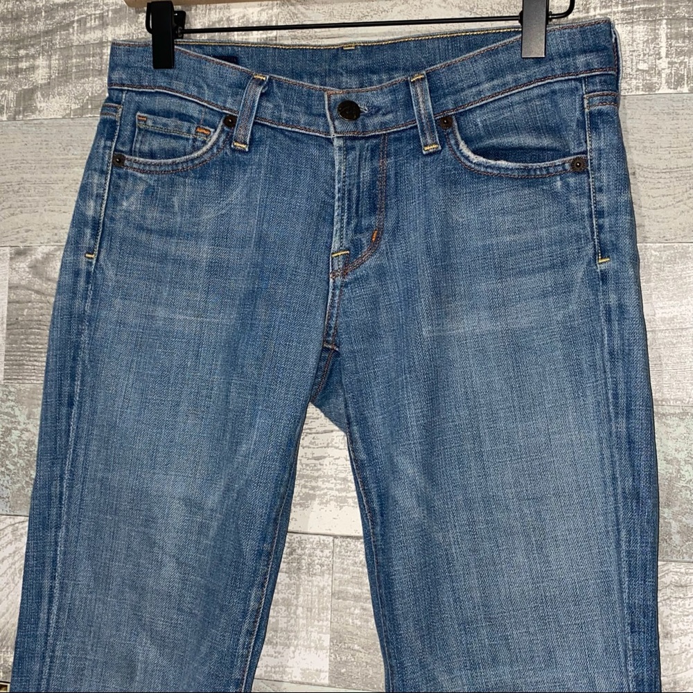 Citizens Of Humanity KELLY Stretch Low Waist Bootcut Jeans Light Wash 26 ANTHRO